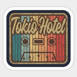 Tokio Hotel Vintage Cassette Sticker